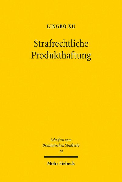 Produktbild: Strafrechtliche Produkthaftung
