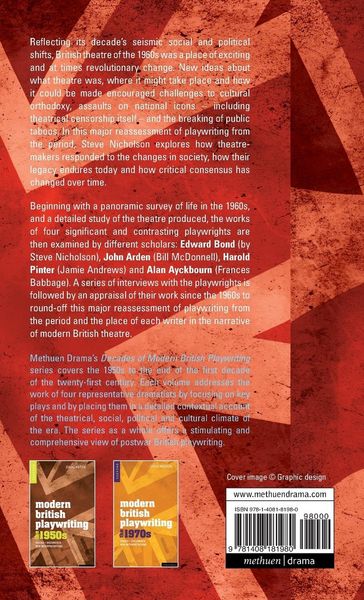Produktbild: Nicholson, S: Modern British Playwriting
