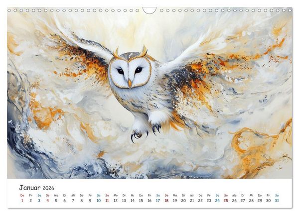 Produktbild: Tiere in der Kunst (Wandkalender 2026 DIN A3 quer), CALVENDO Monatskalender