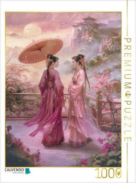 Produktbild: CALVENDO Puzzle Anmutige asiatische Frauen | 1000 Teile Lege-Gr&ouml;&szlig;e 64x48cm Foto-Puzzle f&uuml;r gl&uuml;ckliche Stunden