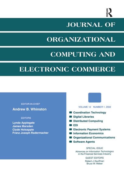 Produktbild: Advances on information Technologies in the Financial Services industry
