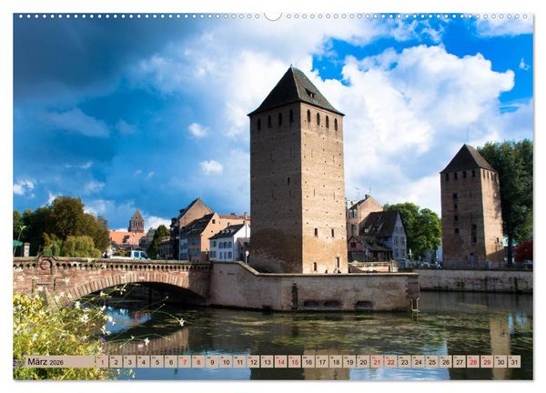 Produktbild: Zauberhaftes Stra&szlig;burg (Wandkalender 2026 DIN A2 quer), CALVENDO Monatskalender