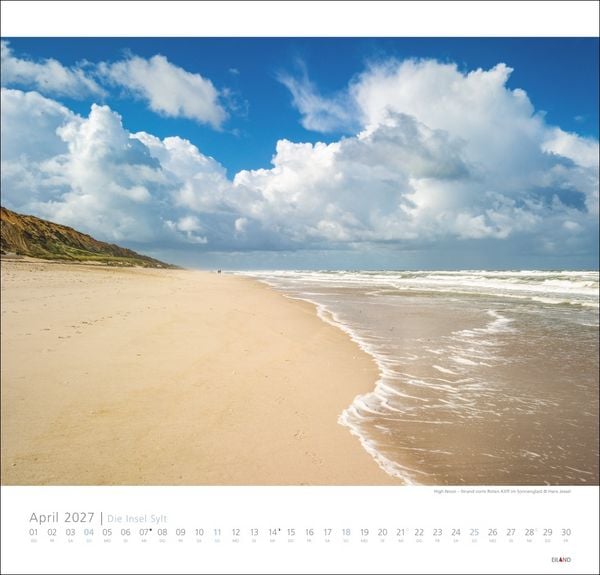 Produktbild: Die Insel Sylt Edition Kalender 2027 - Hans Jessel