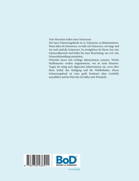 Produktbild: Schmerztagebuch