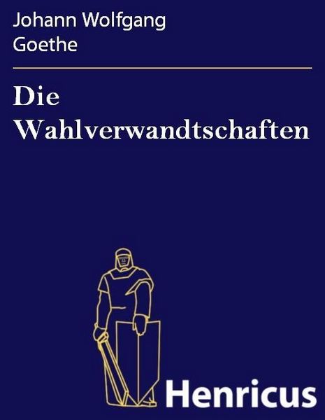 Produktbild: Die Wahlverwandtschaften