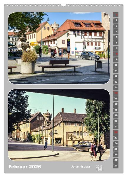 Produktbild: Jena im Wandel (Wandkalender 2026 DIN A2 hoch), CALVENDO Monatskalender