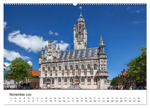 Produktbild: Seeland - Impressionen aus dem S&uuml;dwesten der Niederlande (hochwertiger Premium Wandkalender 2026 DIN A2 quer), Kunstdruck in Hochglanz