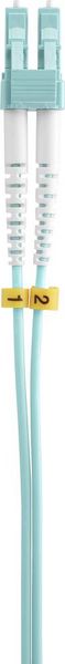 Produktbild: Renkforce RF-5044054 Glasfaser LWL Anschlusskabel 2.00 m Aquablau [1x LC-Stecker - 1x LC-Stecker] 50/125 &micro; Multimode OM3