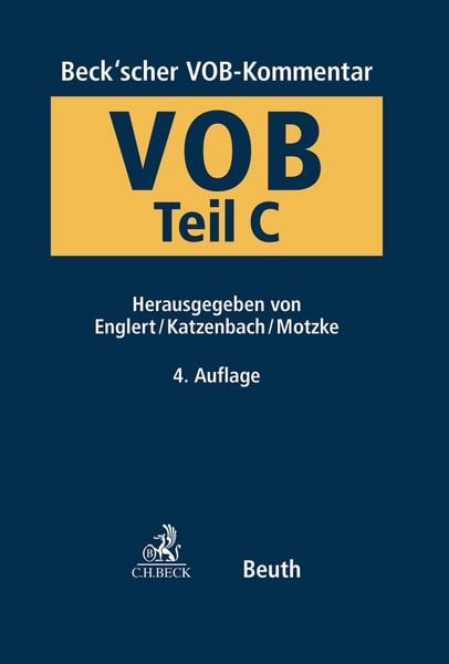 Produktbild: Beck'scher VOB- und Vergaberechts-Kommentar
