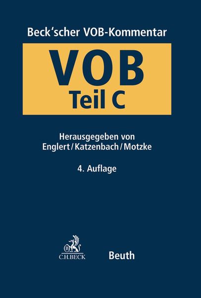Produktbild: Beck'scher VOB- und Vergaberechts-Kommentar