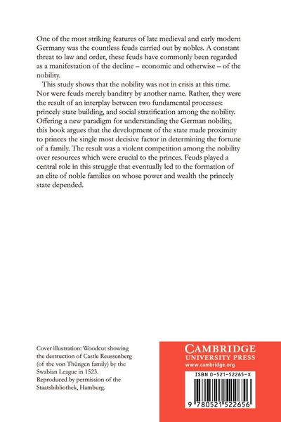 Produktbild: State and Nobility in Early Modern Germany