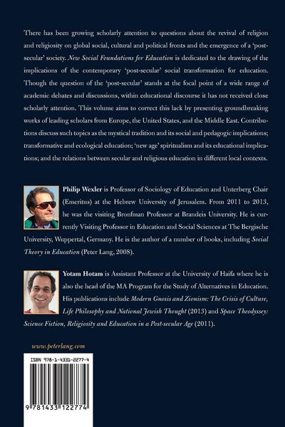 Produktbild: New Social Foundations for Education