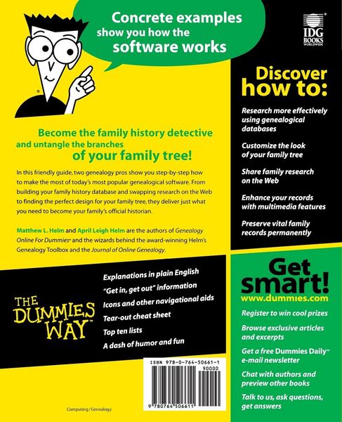 Produktbild: Family Tree Maker For Dummies