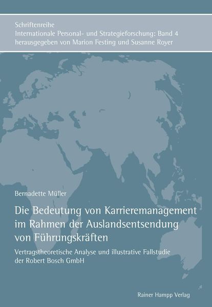 Produktbild: Die Bedeutung von Karrieremanagement im Rahmen der Auslandsentsendung von F&uuml;hrungskr&auml;ften