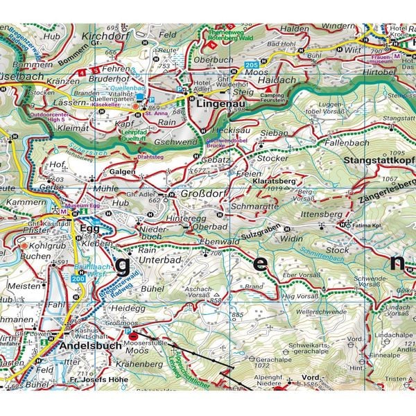 Produktbild: freytag & berndt Wanderkarte WK 5364 Kleinwalsertal, Hinterer Bregenzerwald 1:35.000