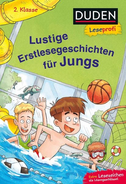 Produktbild: Duden Leseprofi &ndash; Lustige Erstlesegeschichten f&uuml;r Jungs, 2. Klasse (Doppelband)