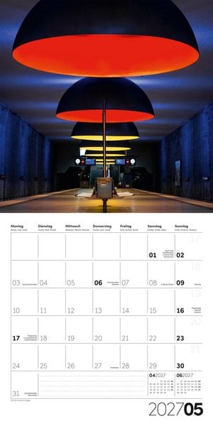 Produktbild: Die Farbe Rot Kalender 2027 - 30x30 - Art12
