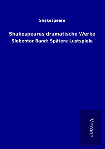 Produktbild: Shakespeares dramatische Werke