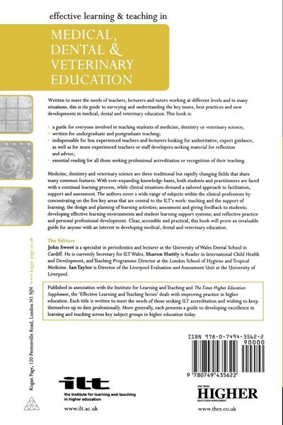 Produktbild: Effective Learning and Teaching in Medical, Dental and Veterinary Education