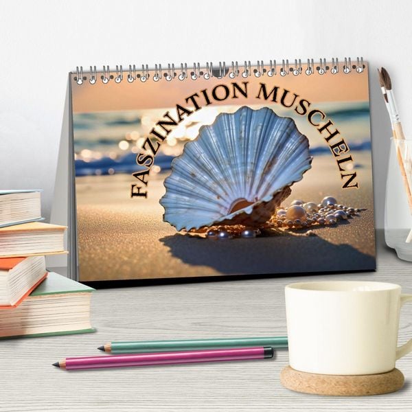Produktbild: Faszination Muscheln (Tischkalender 2026 DIN A5 quer), CALVENDO Monatskalender