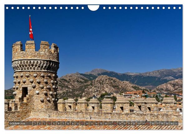 Produktbild: Escapade de Madrid (Calendrier mural 2026 DIN A4 vertical), CALVENDO calendrier mensuel
