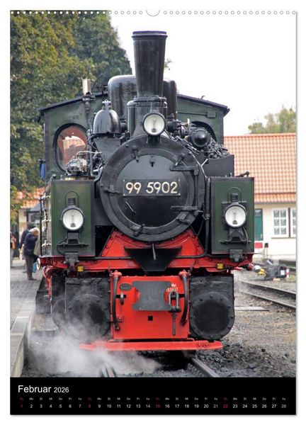 Produktbild: Die Brockenbahn (hochwertiger Premium Wandkalender 2026 DIN A2 hoch), Kunstdruck in Hochglanz