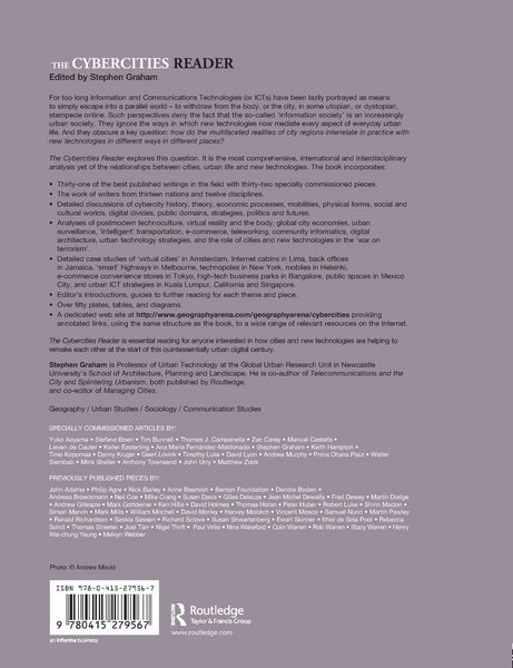 Produktbild: The Cybercities Reader