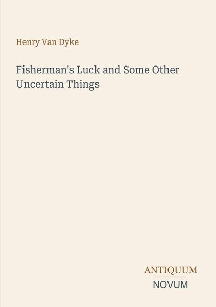 Produktbild: Fisherman's Luck and Some Other Uncertain Things