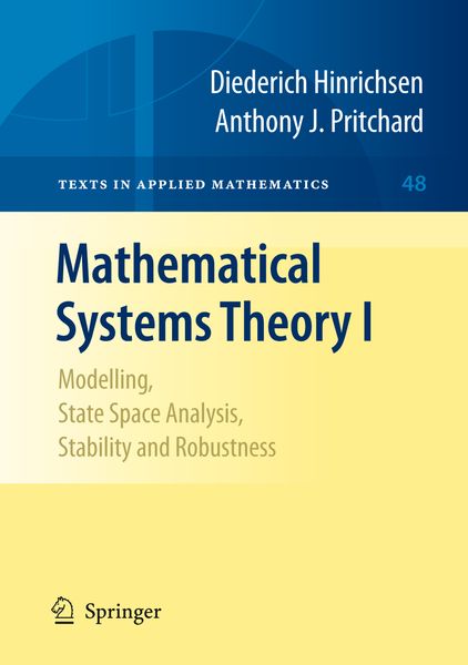 Produktbild: Mathematical Systems Theory I