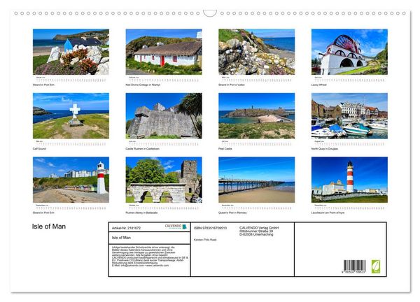 Produktbild: Isle of Man (Wandkalender 2026 DIN A2 quer), CALVENDO Monatskalender