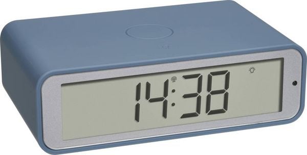 Produktbild: TFA Dostmann 60.2560.06 Funk Wecker Blau Alarmzeiten 1