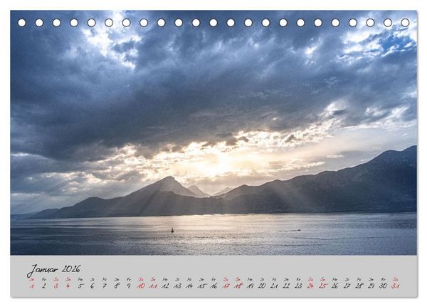 Produktbild: Sehnsuchtsziel Lago di Garda (Tischkalender 2026 DIN A5 quer), CALVENDO Monatskalender