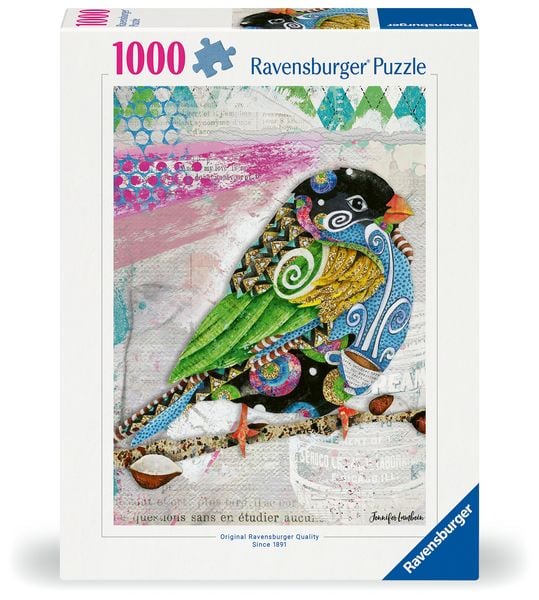 Erwachsenenpuzzle 1000 Teile - Bunter Vogel