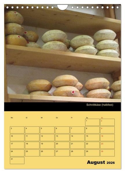 Produktbild: Alles K&auml;se / Planer (Wandkalender 2026 DIN A4 hoch), CALVENDO Monatskalender