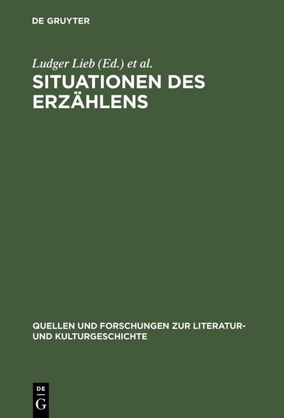 Produktbild: Situationen des Erz&auml;hlens