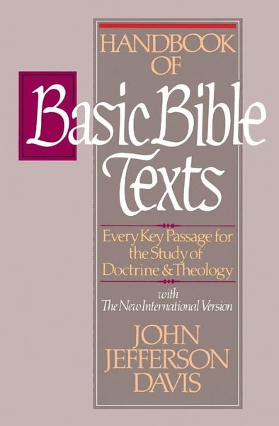Produktbild: An Handbook of Basic Bible Texts