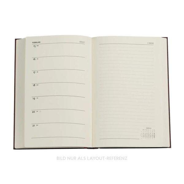 Produktbild: 12-Monatskalender 2027 Blue Luxe Maxi Verso
