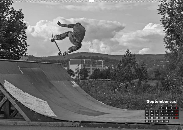 Produktbild: Auf dem Skateboard (Wandkalender 2022 DIN A2 quer)