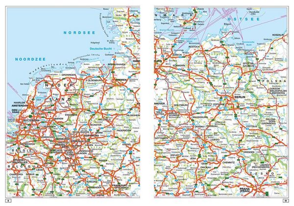 Produktbild: Falk Stra&szlig;enatlas 2026/2027 Deutschland, Schweiz, &Ouml;sterreich 1:300.000