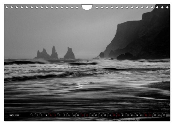 Produktbild: Dramatik in SW (Wandkalender 2027 DIN A4 quer), CALVENDO Monatskalender
