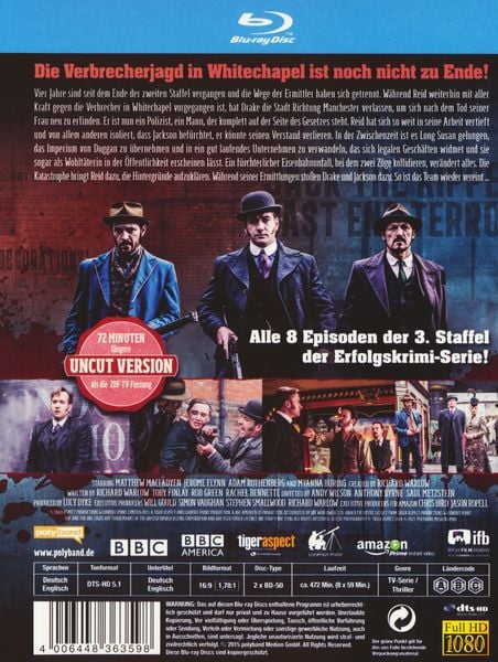 Produktbild: Ripper Street - Staffel 3 - Uncut Version [2 BRs]
