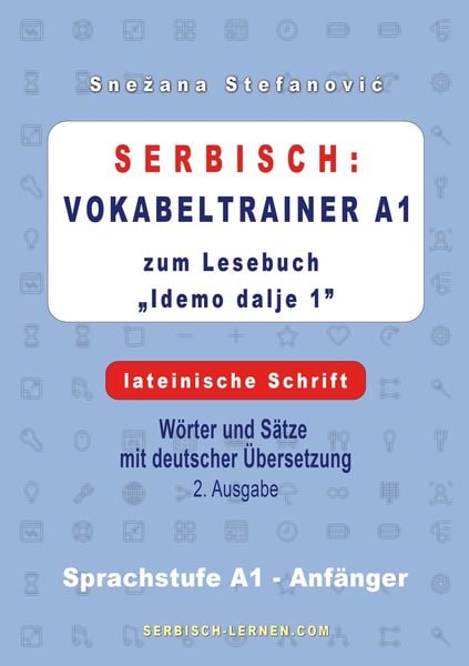 Produktbild: Serbisch: Vokabeltrainer A1 zum Buch "Idemo dalje 1" - lateinische Schrift