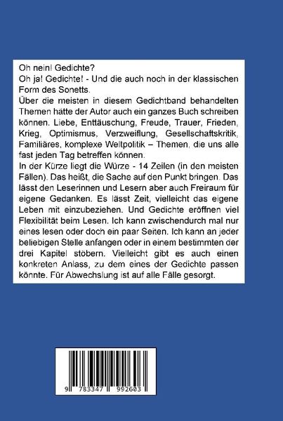 Produktbild: Das Leben in 14 Zeilen