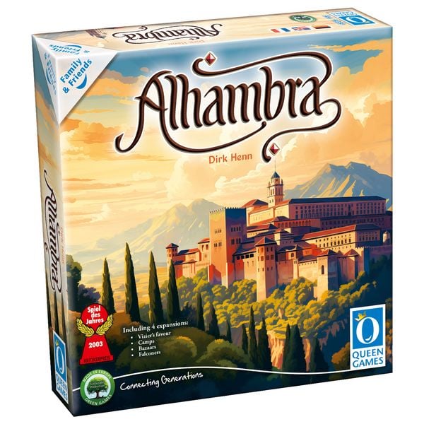 Queen Games 10802 - Alhambra Compact (Spiel des Jahres 2003)