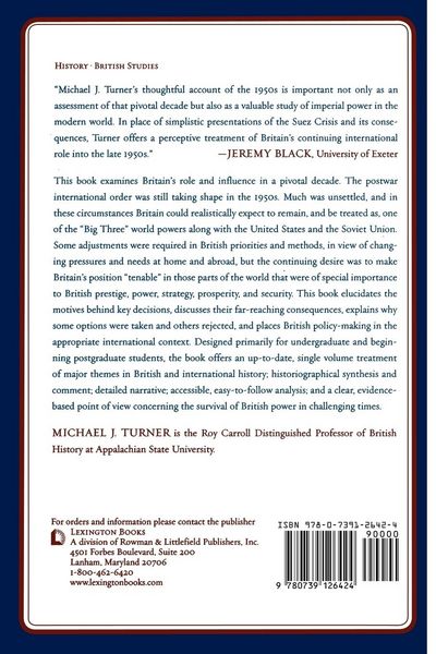 Produktbild: British Power and International Relations during the 1950s