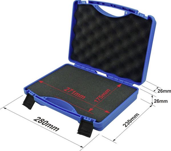 Produktbild: TOOLCRAFT TO-7565043 Universal Werkzeugkoffer unbest&uuml;ckt (L x B x H) 280 x 230 x 55mm
