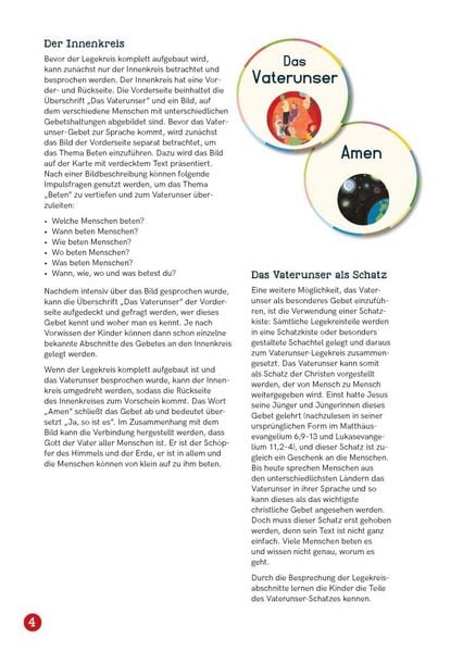 Produktbild: Vater unser. Ein Legekreis f&uuml;r den Religionsunterricht in 12 Bildern