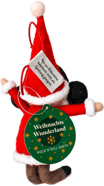 Produktbild: Weihnachtswunderland, Dekofigur &raquo;Rock &rsquo;n&rsquo; Roll Santa&laquo;