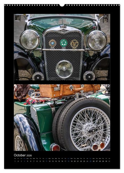 Produktbild: The World of Classic Cars (High Quality Premium Wall Calendar 2026 DIN A2 portrait),CALVENDO 12 Month Wall Calendar