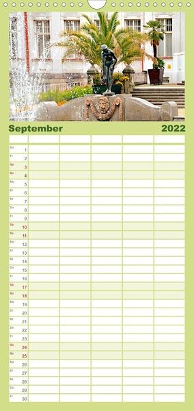 Produktbild: Familienplaner Kurort Karlsbad (Wandkalender 2022 , 21 cm x 45 cm, hoch)